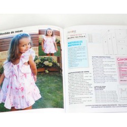 Revista patrones infantiles Nº 1 vestido volantes