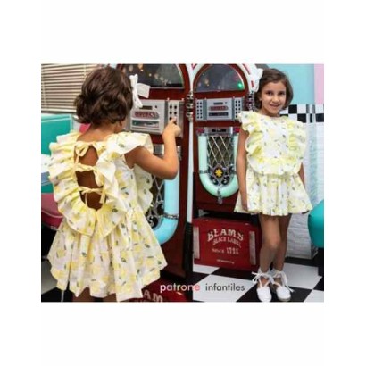 Revista patrones infantiles Nº 12 vestido volantes