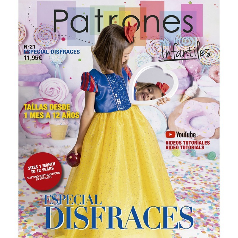 Revista patrones disfraces Nº 21 portada