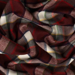 Tela de franela tartan moderna textura