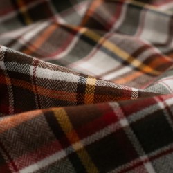 Tela de franela tartan escoces detalle