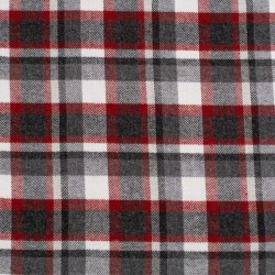 Tela de franela tartan casual lisa